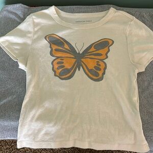 Butterfly American Eagle Baby Tee